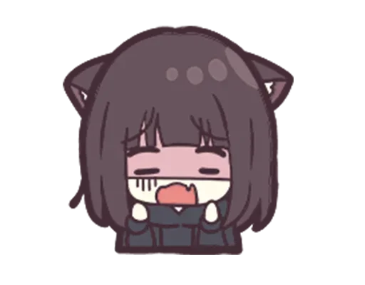 😱 Стикер «Jessica Cute Anime» для Telegram