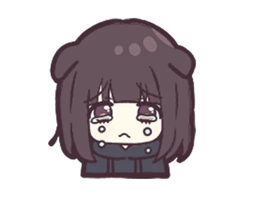 😢 Стикер «Jessica Cute Anime» для Telegram