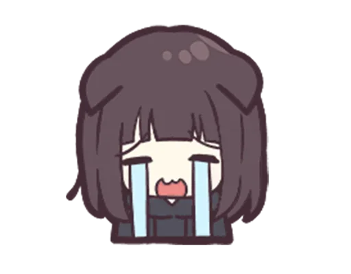 😭 Стикер «Jessica Cute Anime» для Telegram