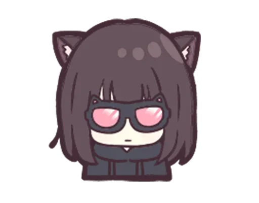 😎 Стикер «Jessica Cute Anime» для Telegram