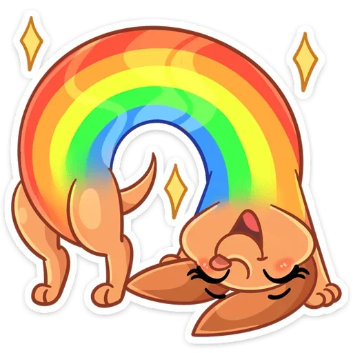 🌈 Стикер «Бусинка» для Telegram
