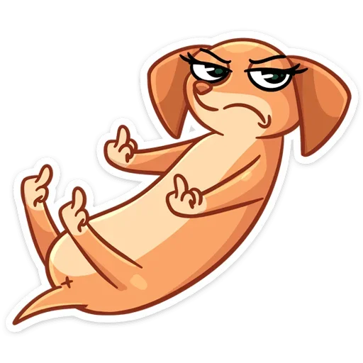 🖕 Стикер «Бусинка» для Telegram