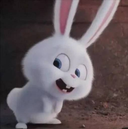 🐰 Стикер «snowball rabbit» для Telegram