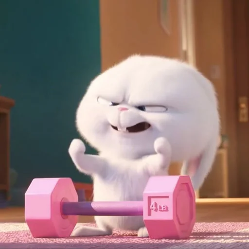 🐰 Стикер «snowball rabbit» для Telegram