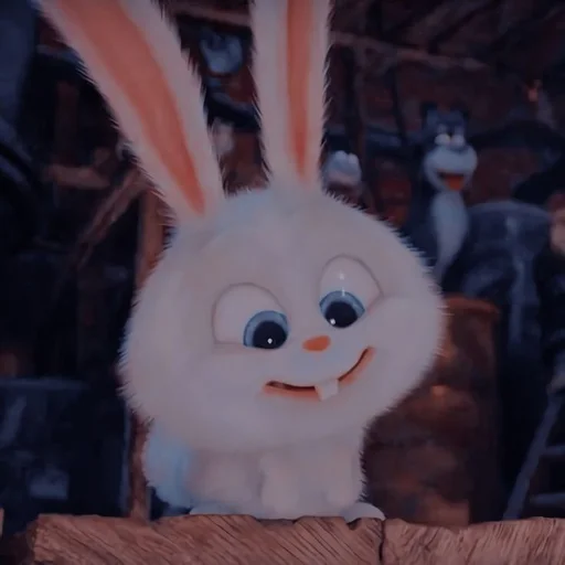 🐰 Стикер «snowball rabbit» для Telegram