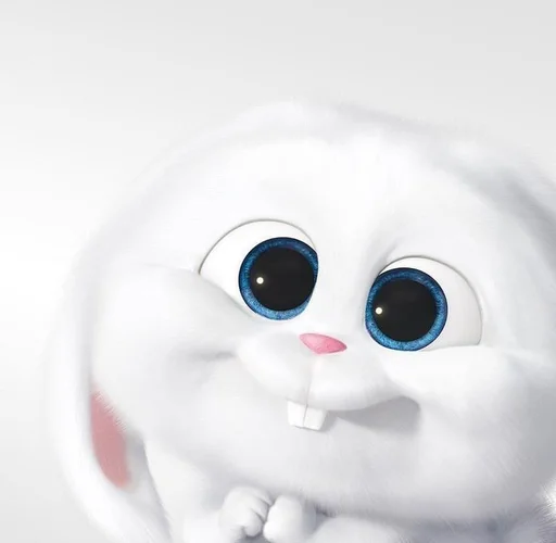 🐰 Стикер «snowball rabbit» для Telegram