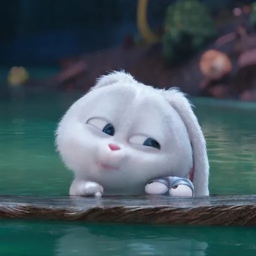 🐰 Стикер «snowball rabbit» для Telegram