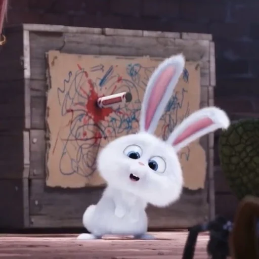 🐰 Стикер «snowball rabbit» для Telegram