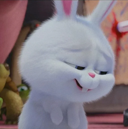 🐰 Стикер «snowball rabbit» для Telegram