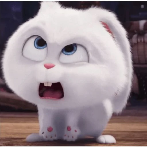🐰 Стикер «snowball rabbit» для Telegram