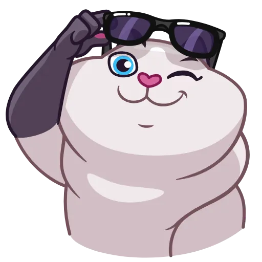 😉 Эмодзи «Cathbert» для Telegram