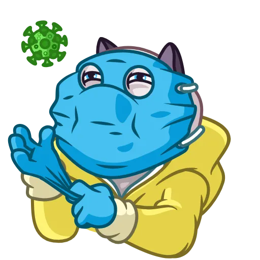 🦠 Эмодзи «Cathbert» для Telegram