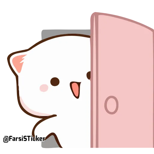 👋 Стикер «Peach and Goma» для Telegram