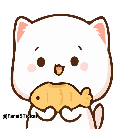 🌭 Стикер «Peach and Goma» для Telegram
