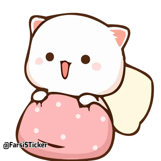 😴 Стикер «Peach and Goma» для Telegram