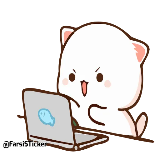 😡 Стикер «Peach and Goma» для Telegram