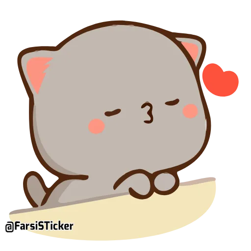 😘 Стикер «Peach and Goma» для Telegram