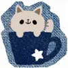 Стикер 38 Cute Jeans #cute #color #blue