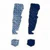 Стикер 23 Cute Jeans #cute #color #blue