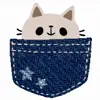 Стикер 28 Cute Jeans #cute #color #blue