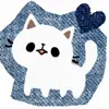 Стикер 30 Cute Jeans #cute #color #blue