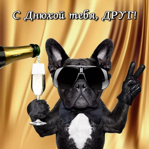 🎂 Стикер «С днем ...» для Telegram