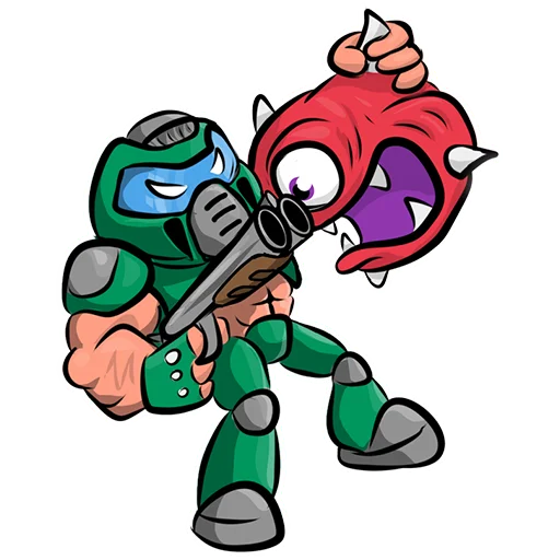 👹 Стикер «Cacosdemon» для Telegram