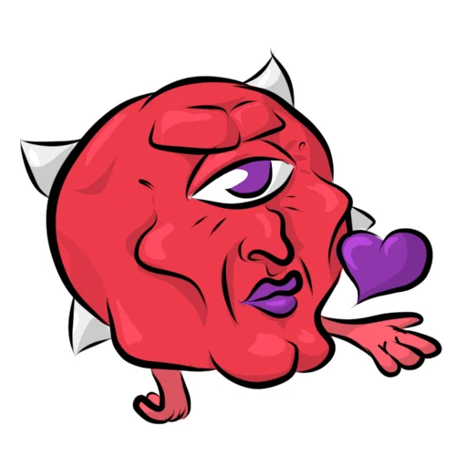 😘 Стикер «Cacosdemon» для Telegram