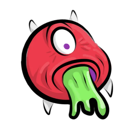🤮 Стикер «Cacosdemon» для Telegram