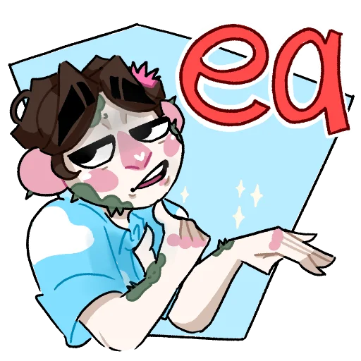 😚 Стикер «колючий пэк» для Telegram