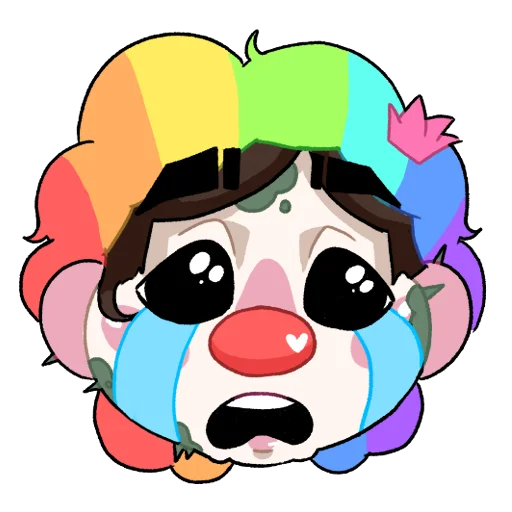 😭 Стикер «колючий пэк» для Telegram