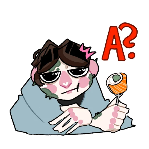 ❓ Стикер «колючий пэк» для Telegram