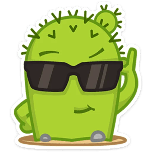 🌵 Стикер «Кактус Коля» для Telegram