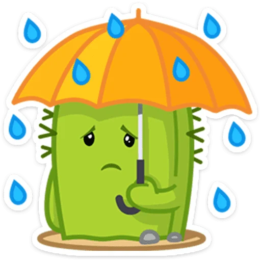 🌵 Стикер «Кактус Коля» для Telegram