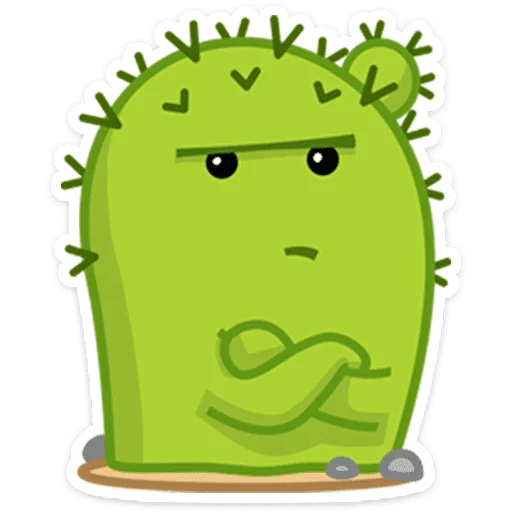 🌵 Стикер «Кактус Коля» для Telegram