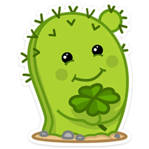 🌵 Стикер «Кактус Коля» для Telegram