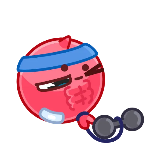 💪 Стикер «Cactus And Balloon» для Telegram