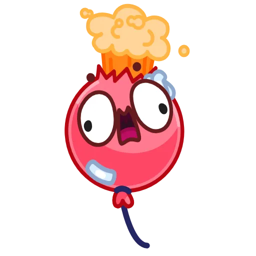 🤯 Стикер «Cactus And Balloon» для Telegram