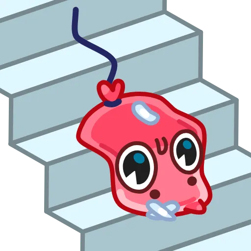 ☹️ Стикер «Cactus And Balloon» для Telegram
