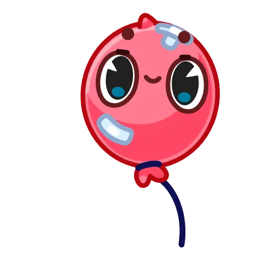 😈 Стикер «Cactus And Balloon» для Telegram