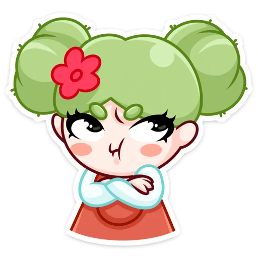 🌵 Стикер «Кактусина» для Telegram