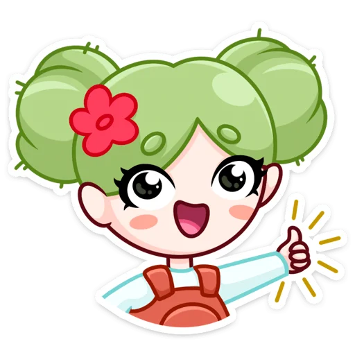 👍 Стикер «Кактусина» для Telegram