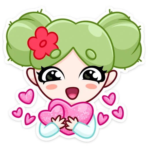 😃 Стикер «Кактусина» для Telegram