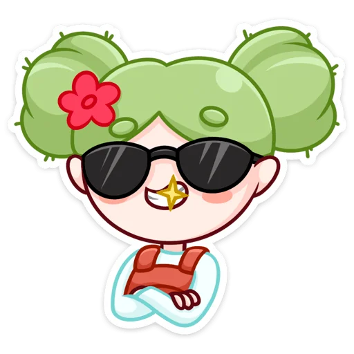 😎 Стикер «Кактусина» для Telegram