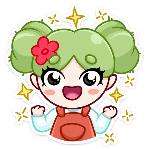 😃 Стикер «Кактусина» для Telegram