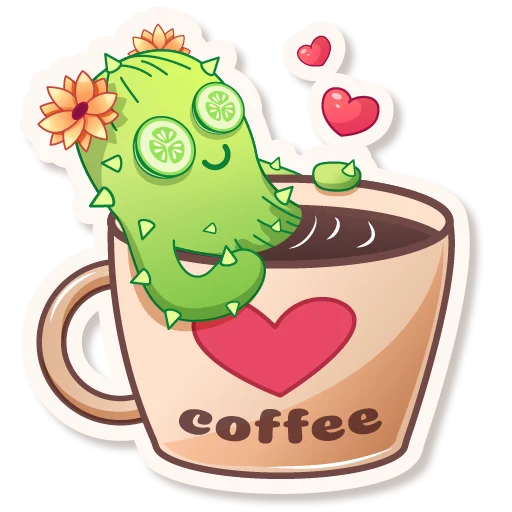 😎 Стикер «Cactus Quentin» для Telegram