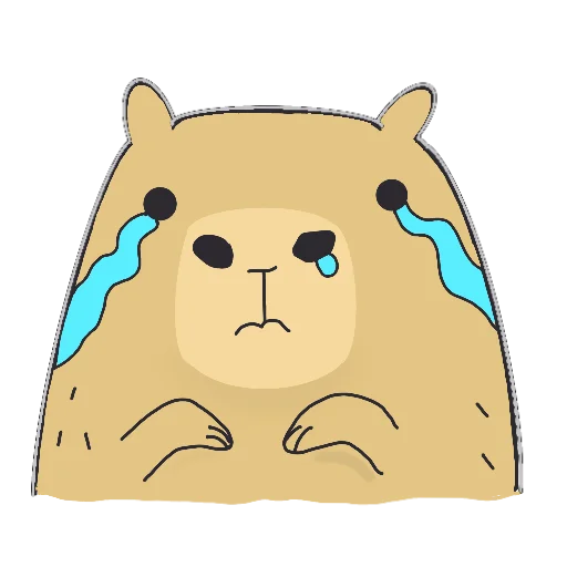 😭 Стикер «Capi» для Telegram