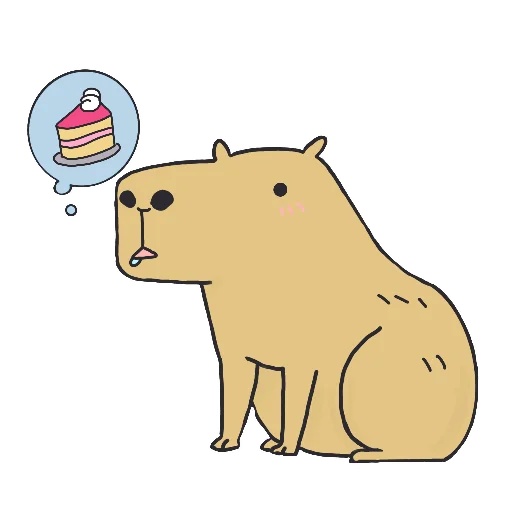 🍰 Стикер «Capi» для Telegram