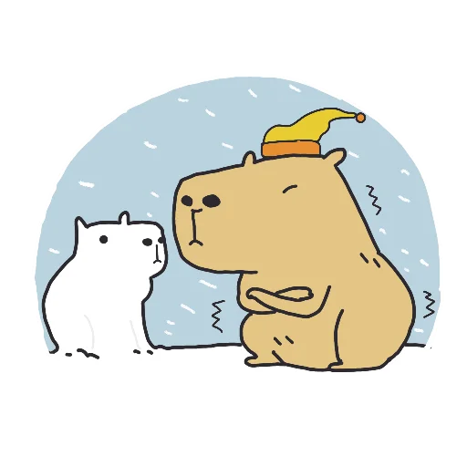 ❄️ Стикер «Capi» для Telegram