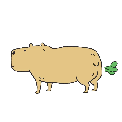 💨 Стикер «Capi» для Telegram